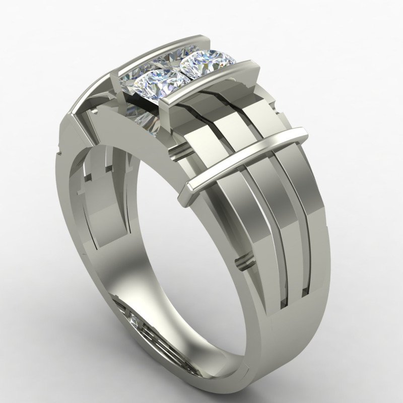 Gents Solitaire Ring for Proposal