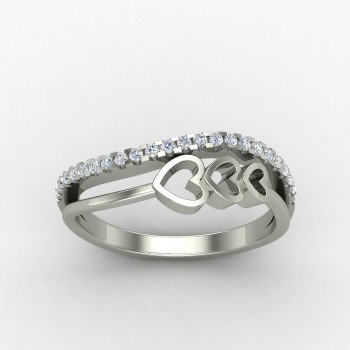 Heart Band Ring