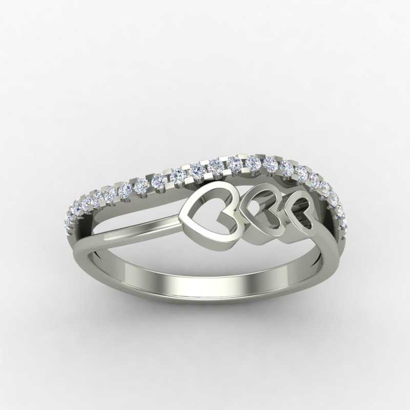 Heart Band Ring