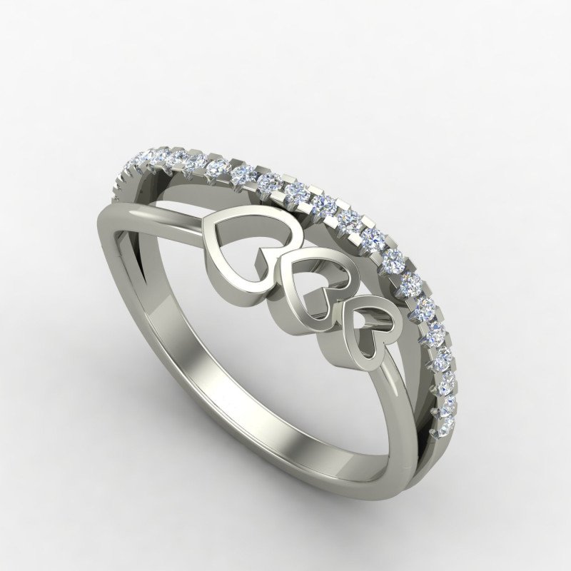 Heart Band Ring