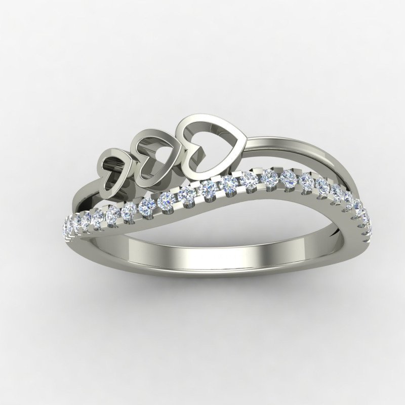 Heart Band Ring