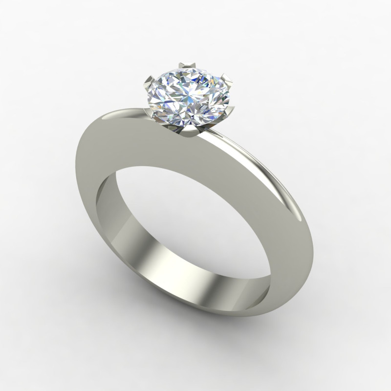 Solitaire Diamond Engagement Rings