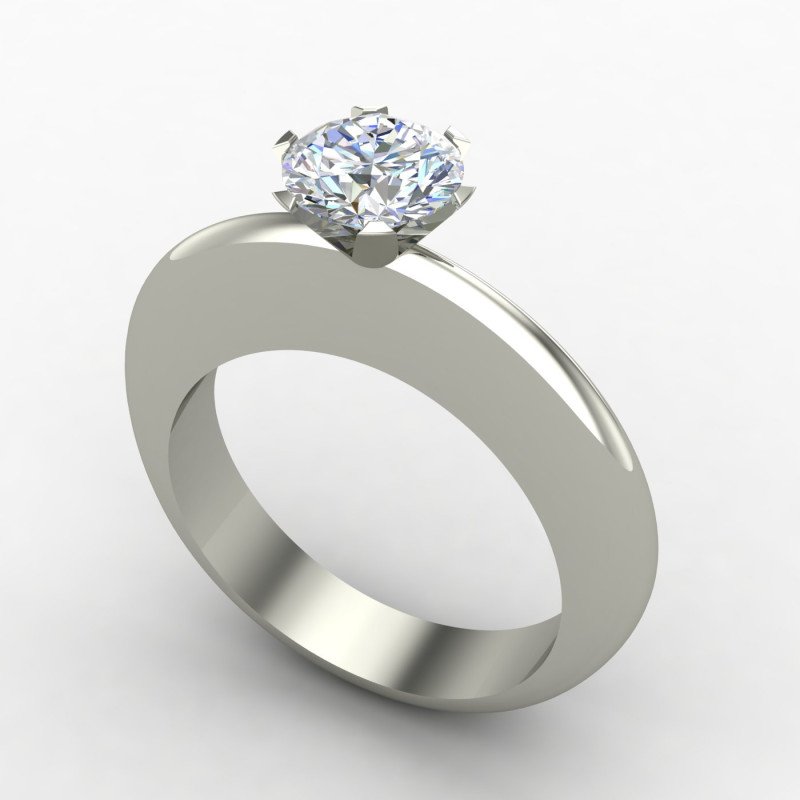 Solitaire Diamond Engagement Rings
