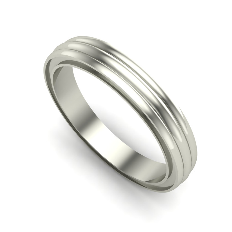 Plain Sterling Silver Band