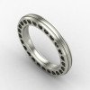 Silver Anniversary Promise Band Ring