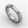 Silver Anniversary Promise Band Ring
