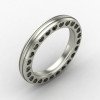 Silver Anniversary Promise Band Ring