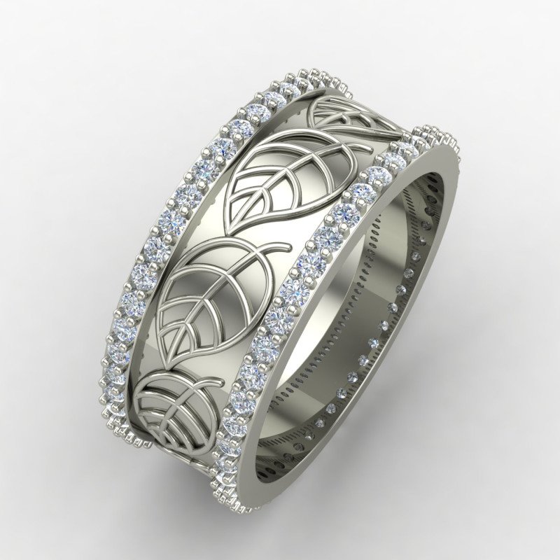 Celtic Silver Band Ring Celtic Silver Band Ring