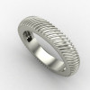 Wide Silver Band Ring