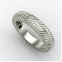 Wide Silver Band Ring