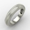 Wide Silver Band Ring