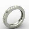 Wide Silver Band Ring