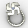 Swastik Nose Pin Swastik Nose Pin