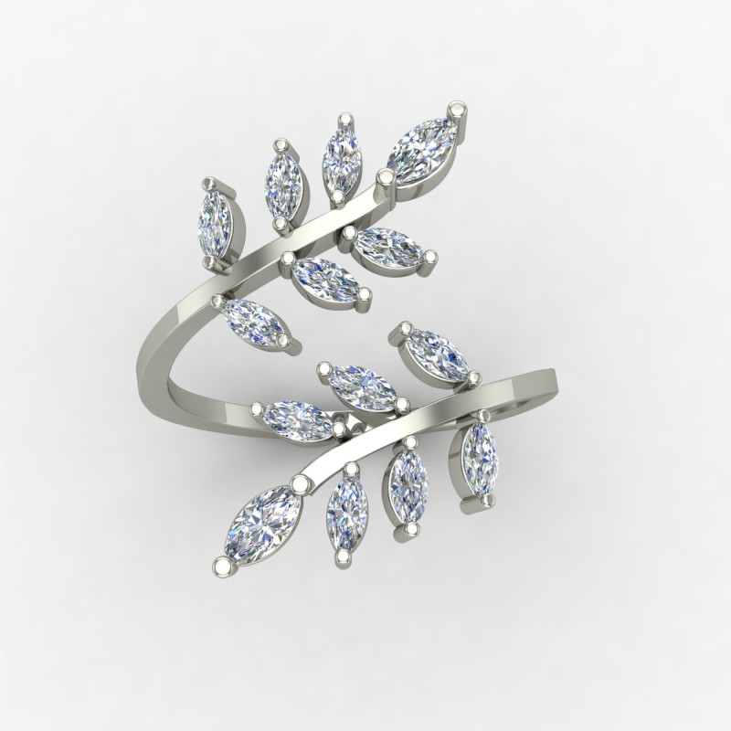 Unique Marquise Engagement Ring