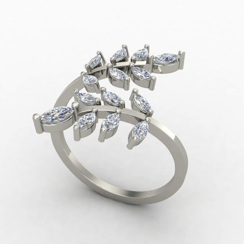Unique Marquise Engagement Ring