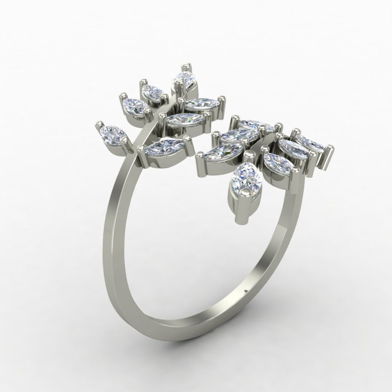 Unique Marquise Engagement Ring