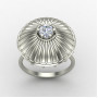 American Diamond Solitaire Cocktail Rings