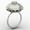 American Diamond Solitaire Cocktail Rings
