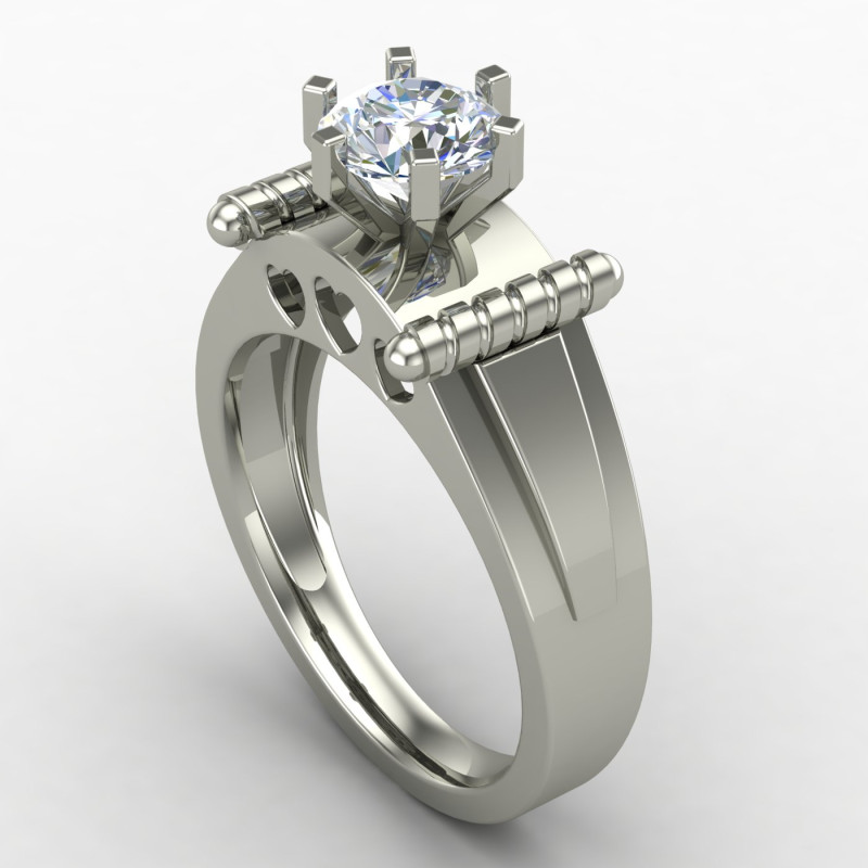 Single Solitaire Engagement Rings