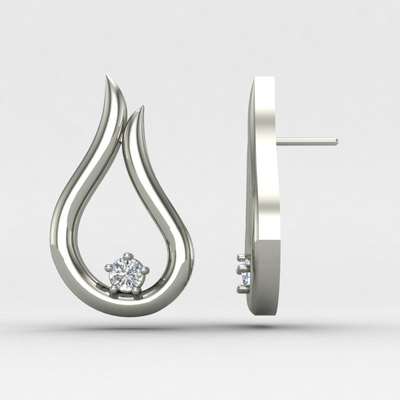 Silver Earrings for Girls