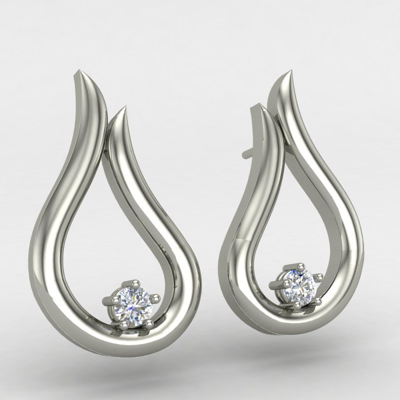 Silver Earrings for Girls