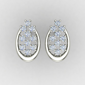 Sterling Silver Women Earring
