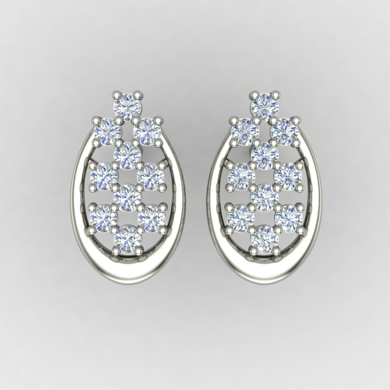 Sterling Silver Women Earring