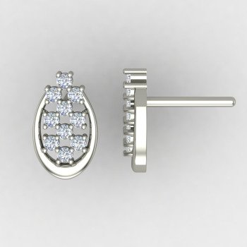 Sterling Silver Women Earring