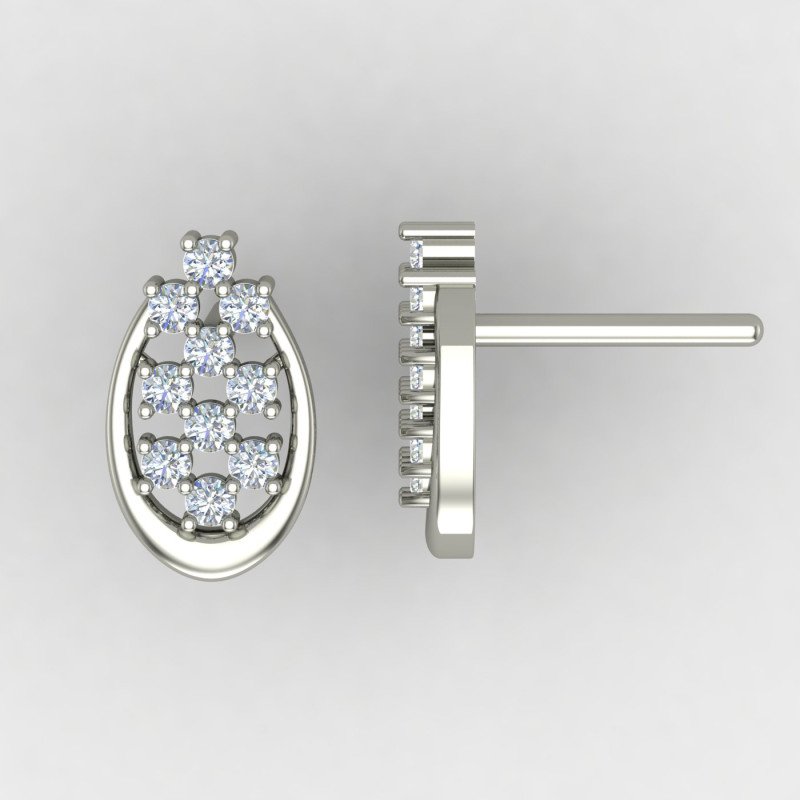 Sterling Silver Women Earring