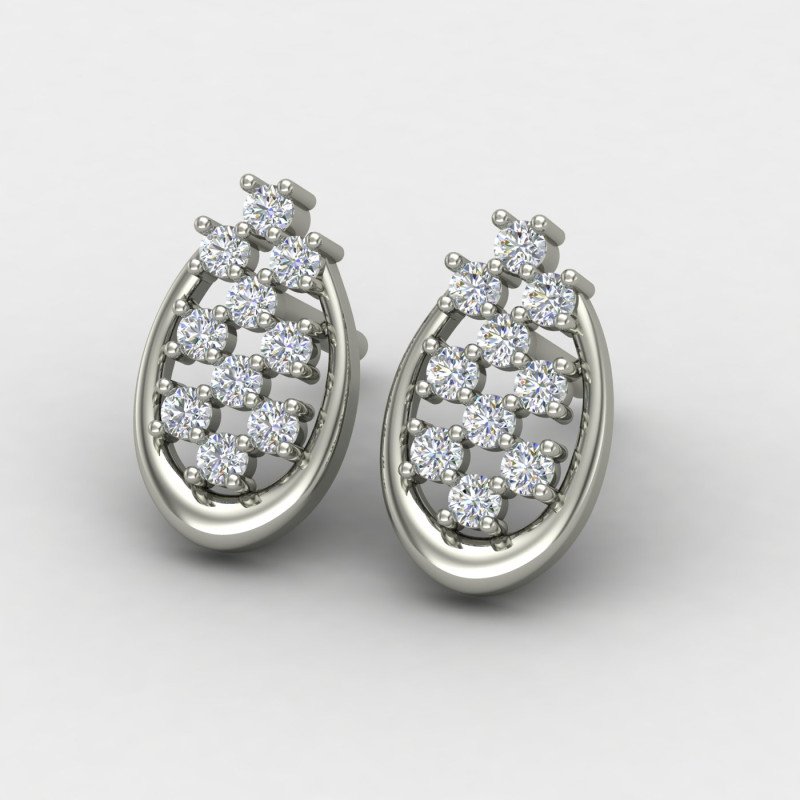 Sterling Silver Women Earring