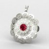 Ruby Swastik Pendant Ruby Swastik Pendant