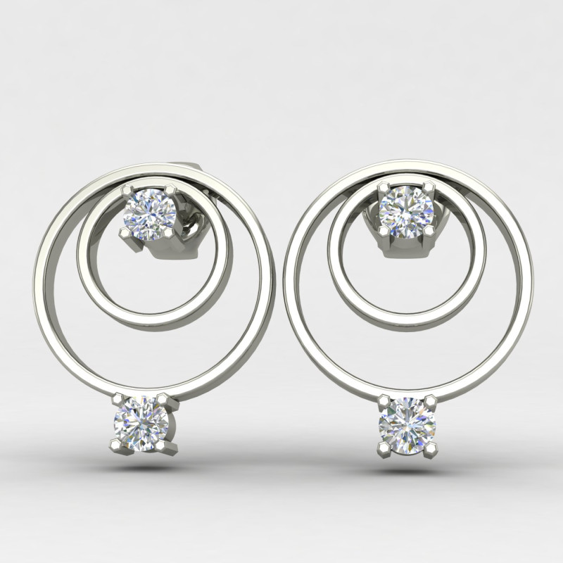 Silver Earrings for Girls