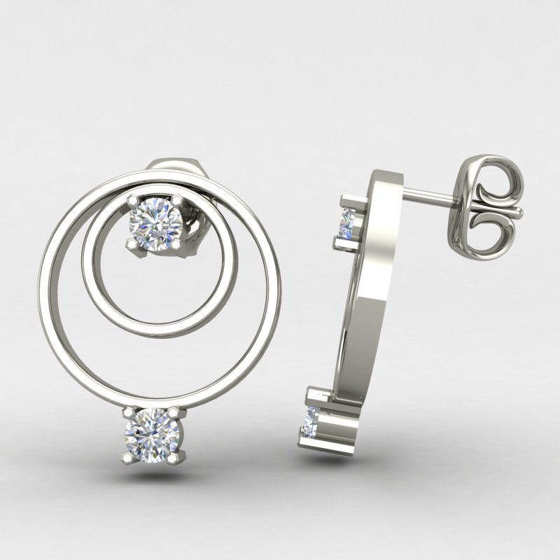 Silver Earrings for Girls