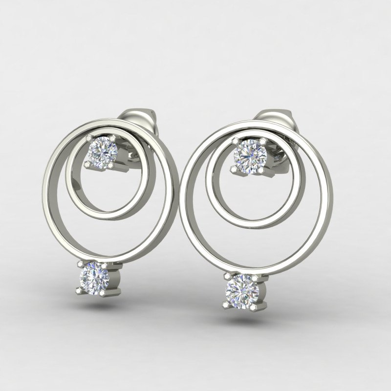 Silver Earrings for Girls