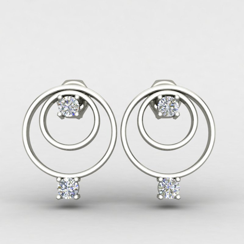 Silver Earrings for Girls