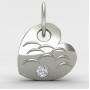 Heart Solitaire Locket