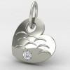 Heart Solitaire Locket Heart Solitaire Locket