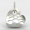 Heart Solitaire Locket Heart Solitaire Locket