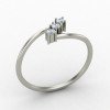 Three American Diamond Carve Ring Three American Diamond Carve Ring