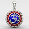 Om Locket Silver