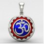 Om Locket Silver