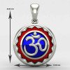 Om Locket Silver