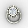 Traditional Silver Nose Pin for Festivals