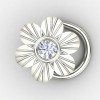 Silver Nose Pin for Bridal Look