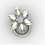 Silver Nose Pin for Office Wear