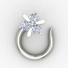 Authentic Silver Nose Pin