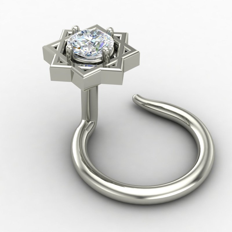 Silver Nose Pin Gift