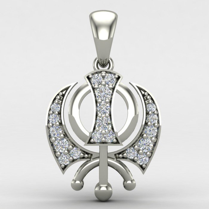 Silver Khanda Pendant Silver Khanda Pendant