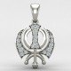 Silver Khanda Pendant Silver Khanda Pendant