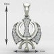 Silver Khanda Pendant Silver Khanda Pendant